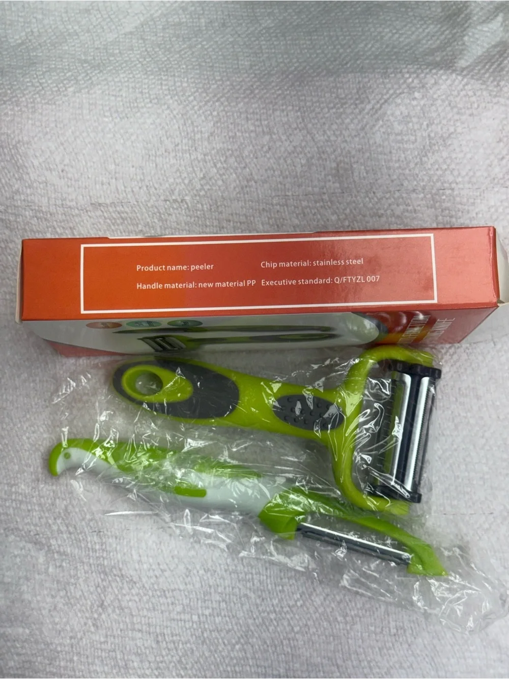 Green Multi-Function Paring Knife & Peeler Set - Men Grooming